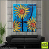 Be Inspired! Abstract Realism Sunflowers (SOLD)-abstract realism-[Franko Artist]-[Gold Coast]-[Brisbane]-[Huge]-Franklin Art Studio