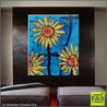 Be Inspired! Abstract Realism Sunflowers (SOLD)-abstract realism-Franko-[huge]-[Australian]-[best Selling]-Franklin Art Studio