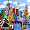 Be Inspired! Abstract Realism Sydney City (SOLD)-abstract realism-Franko-[Franko]-[Australia_Art]-[Art_Lovers_Australia]-Franklin Art Studio