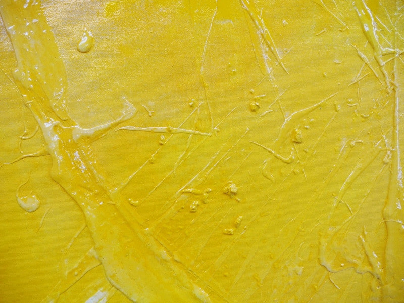 Be Inspired! Abstract Yellow (SOLD)-abstract-Franko-[franko_art]-[beautiful_Art]-[The_Block]-Franklin Art Studio