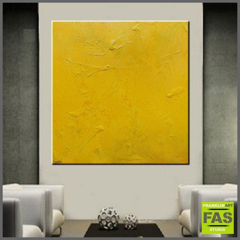 Be Inspired! Abstract Yellow (SOLD)-abstract-Franko-[Franko]-[huge_art]-[Australia]-Franklin Art Studio
