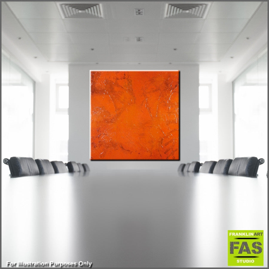Be Inspired! Abstract orange (SOLD)-Abstract-[Franko Artist]-[Gold Coast]-[Brisbane]-[Huge]-Franklin Art Studio
