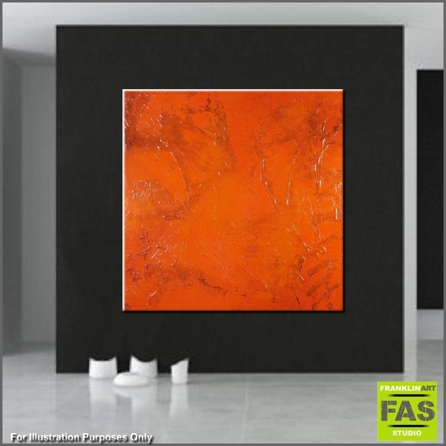 Be Inspired! Abstract orange (SOLD)-Abstract-Franko-[huge]-[Australian]-[best Selling]-Franklin Art Studio