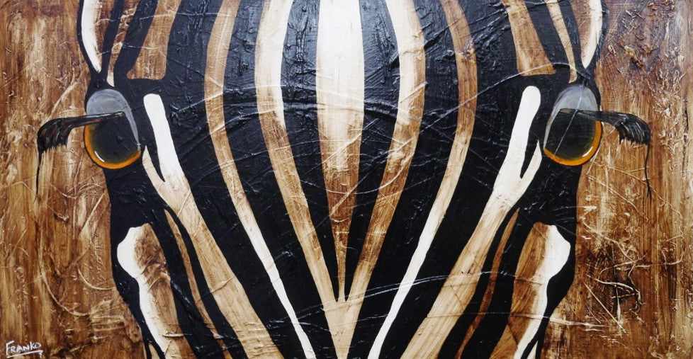 Be Inspired! Abstract realism African zebra (SOLD)-abstract realism-Franko-[Franko]-[Australia_Art]-[Art_Lovers_Australia]-Franklin Art Studio