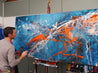 Be Inspired! Blue (SOLD)-abstract-Franko-[franko_artist]-[Art]-[interior_design]-Franklin Art Studio