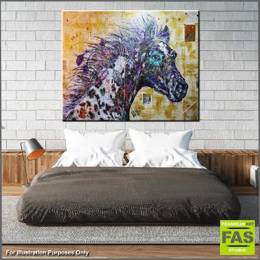 Be Inspired! Book Club Horse (SOLD)-book club-Franko-[huge]-[Australian]-[best Selling]-Franklin Art Studio