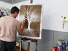 Be Inspired! Book Club Series Tree (SOLD)-book club-Franko-[franko_artist]-[Art]-[interior_design]-Franklin Art Studio