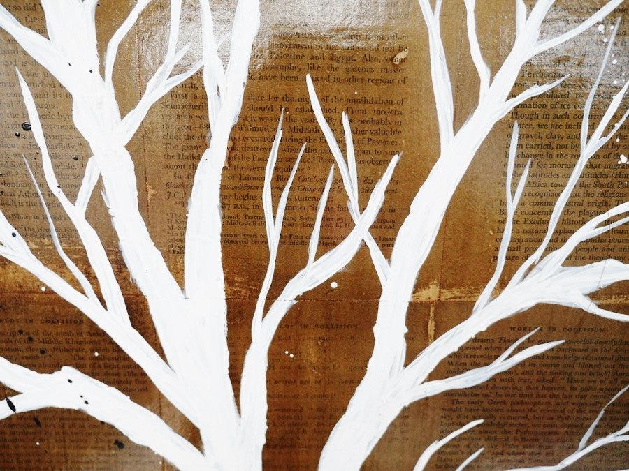 Be Inspired! Book Club Series Tree (SOLD)-book club-[Franko]-[Artist]-[Australia]-[Painting]-Franklin Art Studio