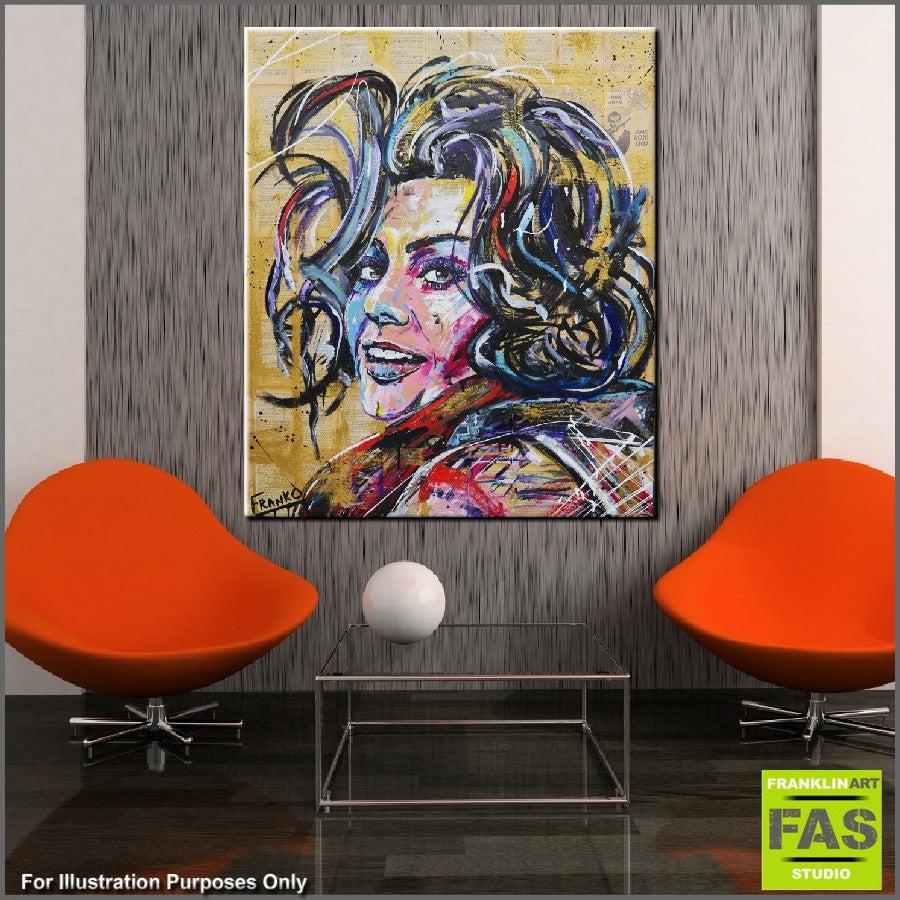 Be Inspired! Book Club Sophia Loren (SOLD)-book club-Franko-[huge]-[Australian]-[best Selling]-Franklin Art Studio