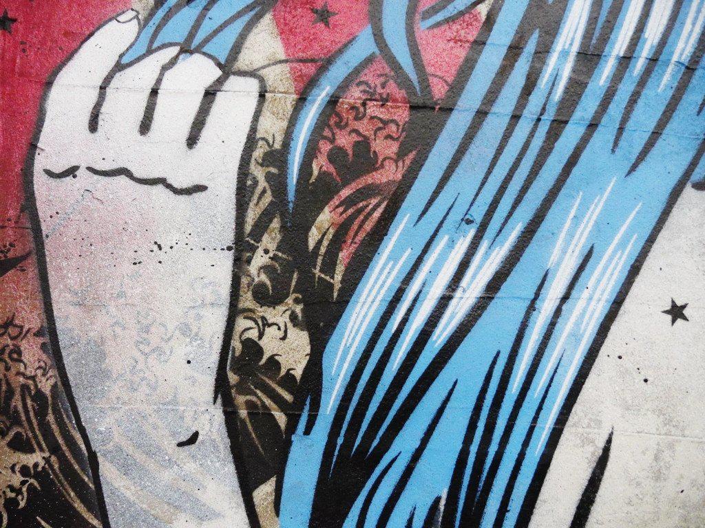 Be Inspired! Industrial Nude Japanese Asian Astro Boy concrete base (SOLD)-urban pop-[Franko]-[Artist]-[Australia]-[Painting]-Franklin Art Studio
