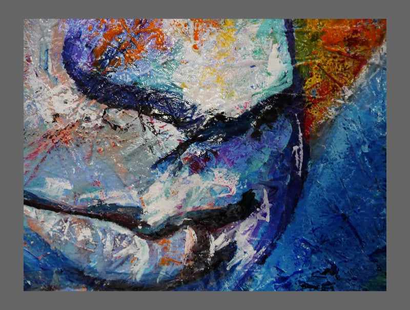 Be Inspired! James Dean J.D.  Abstract Realism (SOLD)