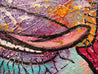 Be Inspired! Pink Cow (SOLD)-abstract realism-[Franko Artist]-[Cheryl]-[Wendy]-[Gabriela]-Franklin Art Studio
