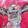 Be Inspired! Pink Cow Udderly (SOLD)-people-[Franko ]-[Gallery]-[popular]-[Australia]-Franklin Art Studio