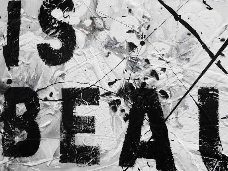 Be Inspired! Urban Pop Art Life message (SOLD)-urban pop-[Franko Artist]-[Cheryl]-[Wendy]-[Gabriela]-Franklin Art Studio