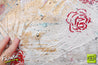 Be Inspired! Urban Pop Art Red Copper white teal (SOLD)-urban pop-[Franko]-[Artist]-[Australia]-[Painting]-Franklin Art Studio