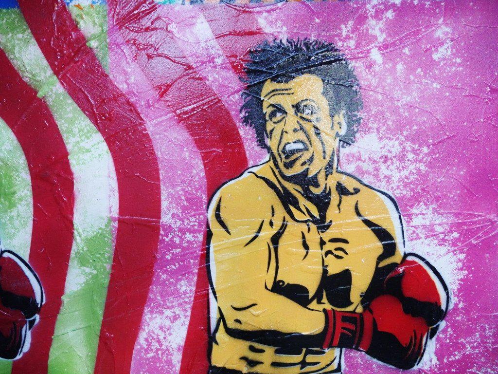 Be Inspired! Urban Pop Art Rocky Balboa (SOLD)-urban pop-[Franko Artist]-[Gold Coast]-[Brisbane]-[Huge]-Franklin Art Studio