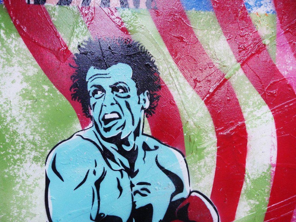 Be Inspired! Urban Pop Art Rocky Balboa (SOLD)-urban pop-[Franko]-[Artist]-[Australia]-[Painting]-Franklin Art Studio