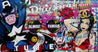 Be Inspired! Urban Pop Captain America (SOLD)-urban pop-[Franko ]-[Gallery]-[popular]-[Australia]-Franklin Art Studio