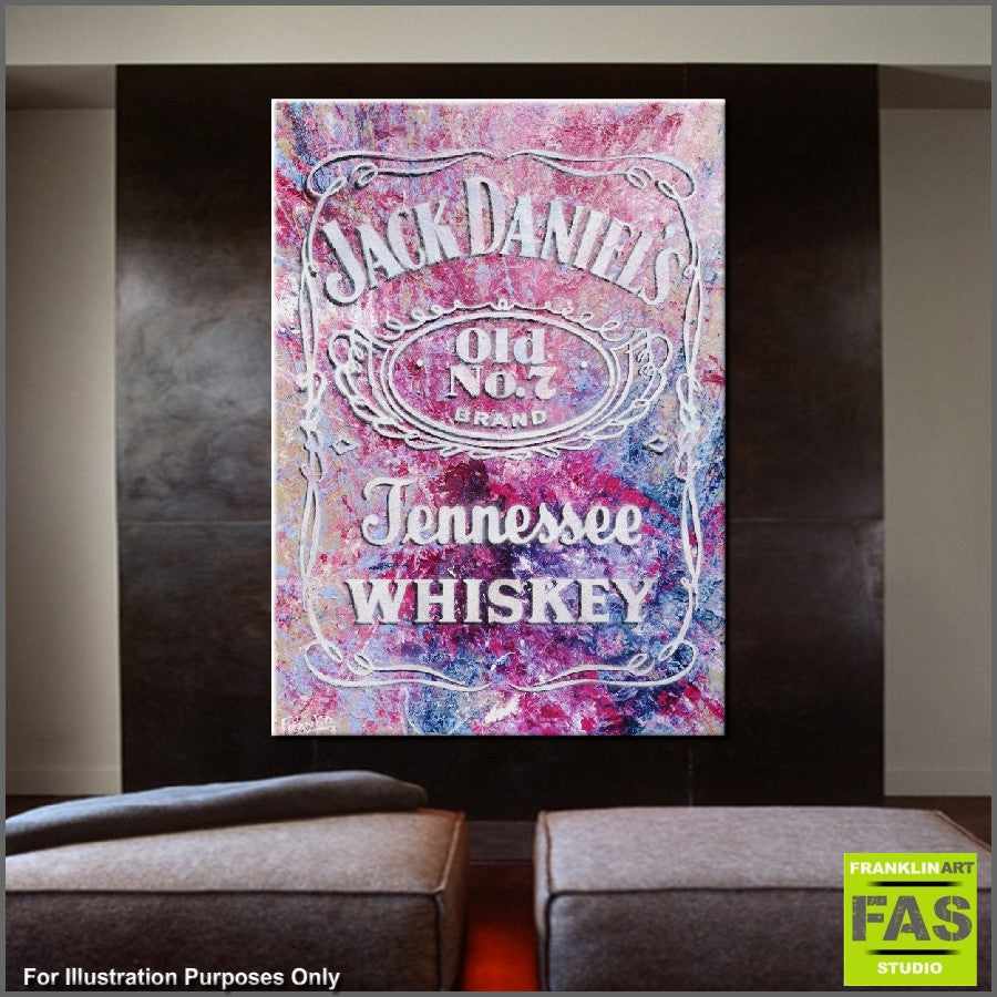 Be Inspired! Urban Pop Jack Daniels (SOLD)-urban pop-[Franko Artist]-[Gold Coast]-[Brisbane]-[Huge]-Franklin Art Studio