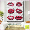 Be Inspired! Urban Pop Lips Mouth (SOLD)-urban pop-Franko-[huge]-[Australian]-[best Selling]-Franklin Art Studio
