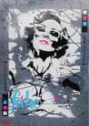 Be Inspired! Urban Pop Madonna Grey (SOLD)-urban pop-[Franko ]-[Gallery]-[popular]-[Australia]-Franklin Art Studio
