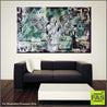 Be Inspired! Urban Pop Nude Green Lollipop Angel (SOLD)-urban pop-[Franko Artist]-[Gold Coast]-[Brisbane]-[Huge]-Franklin Art Studio