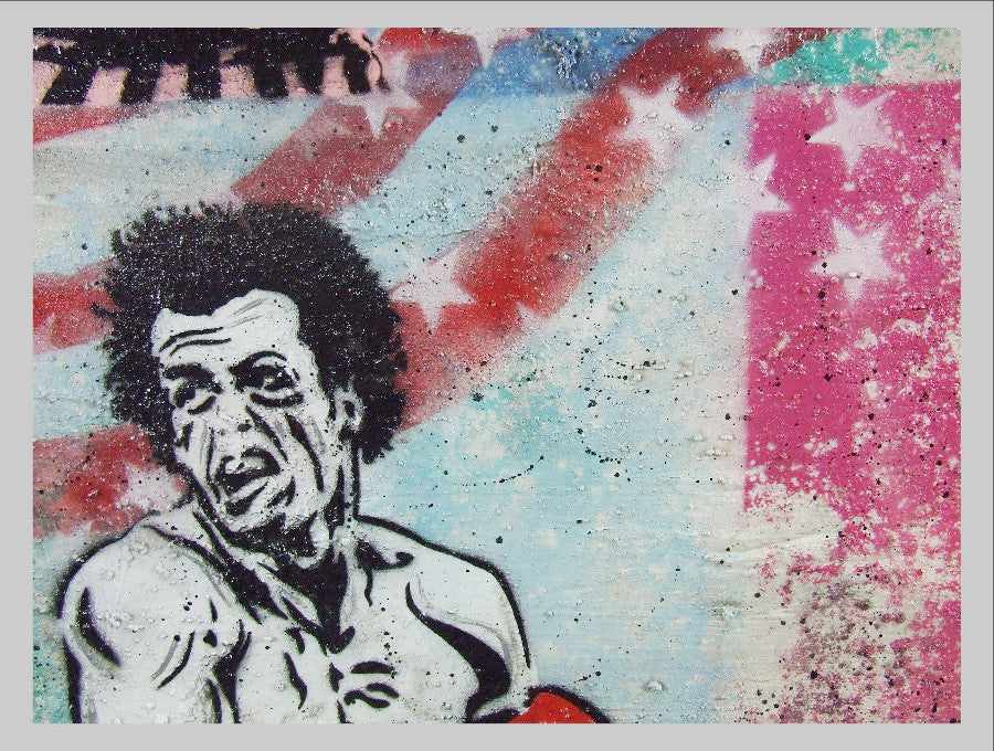 Be Inspired! Urban Pop Rocky Balboa (SOLD)-urban pop-[Franko]-[Artist]-[Australia]-[Painting]-Franklin Art Studio
