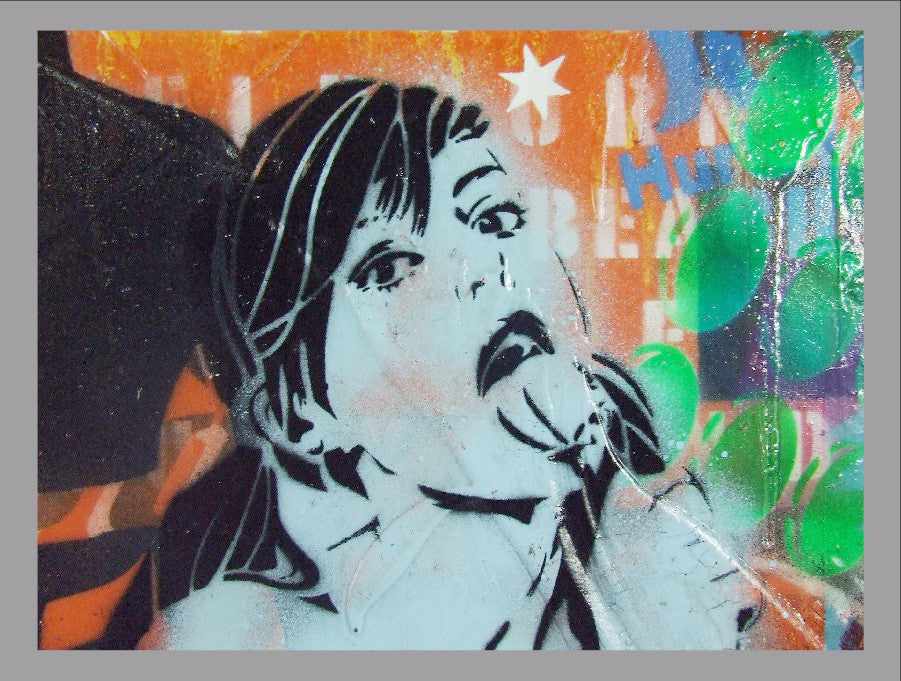 Be Inspired! Urban Pop Surfer (SOLD)-urban pop-[Franko Artist]-[Cheryl]-[Wendy]-[Gabriela]-Franklin Art Studio