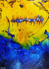 Beached Again 140cm x 100cm Sienna Blue Textured Abstract Painting (SOLD)-Abstract-[Franko ]-[Gallery]-[popular]-[Australia]-Franklin Art Studio
