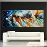 Beaches 240cm x 100cm Sienna Green Textured Abstract Painting (SOLD)-Abstract-Franko-[huge]-[Australian]-[best Selling]-Franklin Art Studio