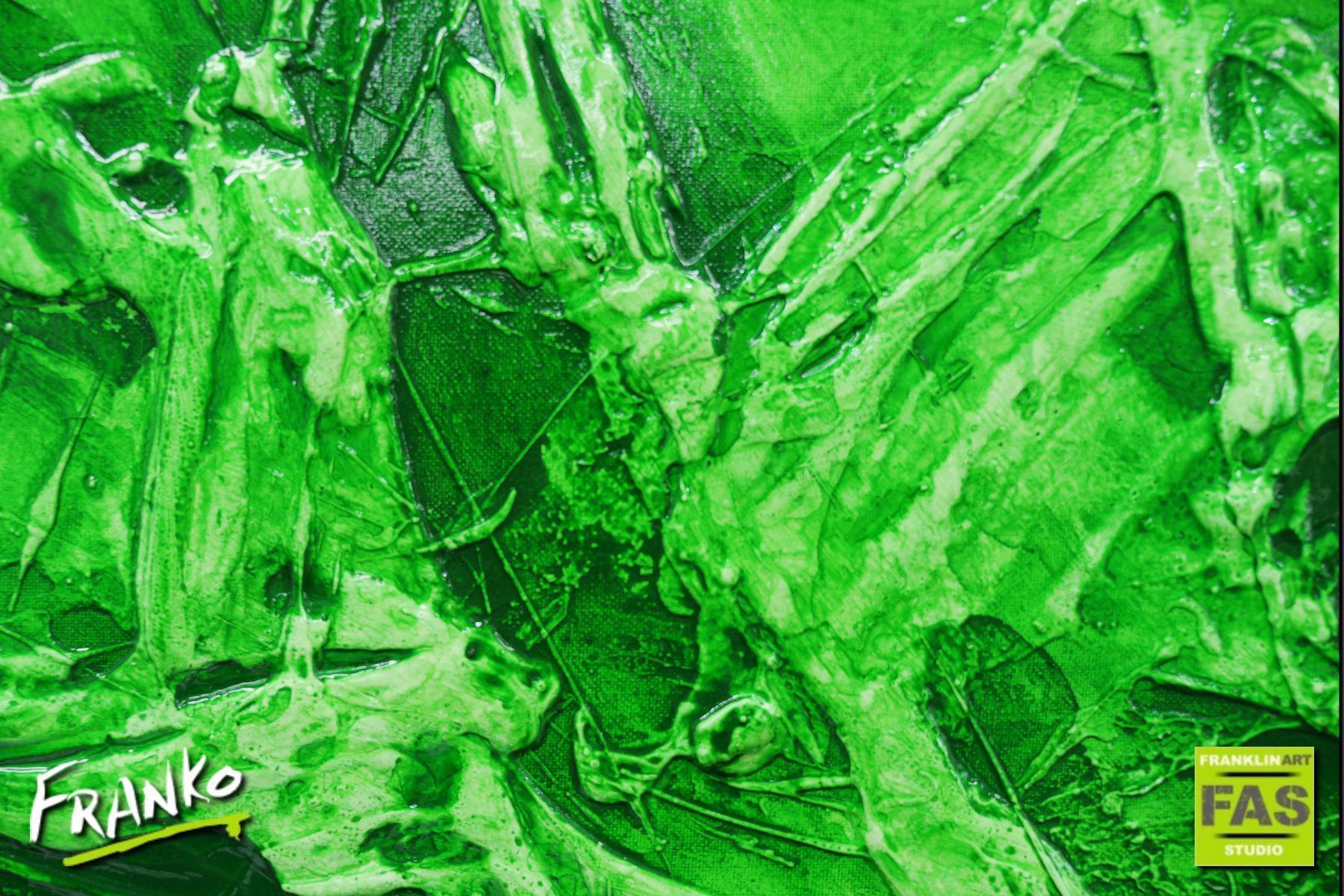 Being Green 200cm x 80cm Green Abstract Painting (SOLD)