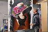 Bella 140cm x 180cm Flower Hat Abstract Elegance Textured Painting-people-Franko-[franko_artist]-[Art]-[interior_design]-Franklin Art Studio