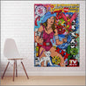 Best Loved Cowgirl 140cm x 100cm Jayne Mansfield Textured Urban Pop Art Painting-urban pop-Franko-[huge]-[Australian]-[best Selling]-Franklin Art Studio