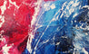 Better Than Sex 160cm x 100cm Blue Pink Abstract Painting (SOLD)-Abstract-Franko-[Franko]-[Australia_Art]-[Art_Lovers_Australia]-Franklin Art Studio