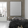 Big White Lines 140cm x 180cm White Textured Abstract Painting-Abstract-Franko-[franko_artist]-[Art]-[interior_design]-Franklin Art Studio