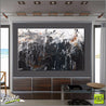 Black Beauty 160cm x 100cm Black Abstract Painting (SOLD)-abstract-Franko-[Franko]-[huge_art]-[Australia]-Franklin Art Studio