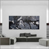 Black Magic 270cm x 120cm Black Grey Textured Abstract Painting (SOLD)-Abstract-Franko-[huge]-[Australian]-[best Selling]-Franklin Art Studio