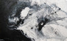 Black Rapture 160cm x 100cm Black White Textured Abstract Painting (SOLD)-Abstract-[Franko ]-[Gallery]-[popular]-[Australia]-Franklin Art Studio