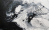 Black Rapture 160cm x 100cm Black White Textured Abstract Painting (SOLD)-Abstract-Franko-[Franko]-[Australia_Art]-[Art_Lovers_Australia]-Franklin Art Studio
