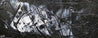 Black Salt 200cm x 80cm Black White Textured Abstract Painting (SOLD)-Abstract-Franko-[Franko]-[Australia_Art]-[Art_Lovers_Australia]-Franklin Art Studio
