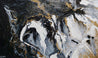 Blackened Gold Rapture 200cm x 120cm Black Grey Gold Textured Abstract Painting (SOLD)-Abstract-Franko-[Franko]-[Australia_Art]-[Art_Lovers_Australia]-Franklin Art Studio