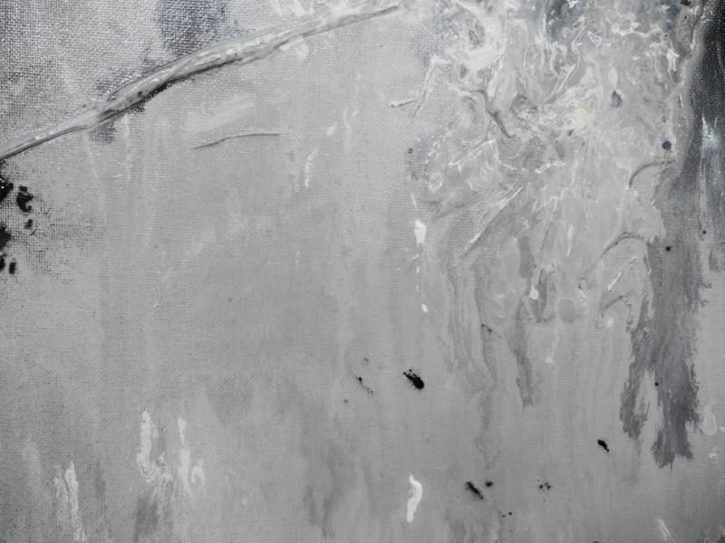 Blackout Beauty 100cm x 100cm Black and White Abstract Painting (SOLD)-abstract-[Franko]-[Artist]-[Australia]-[Painting]-Franklin Art Studio