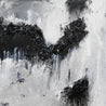 Blackout Beauty 100cm x 100cm Black and White Abstract Painting (SOLD)-abstract-[Franko ]-[Gallery]-[popular]-[Australia]-Franklin Art Studio
