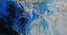 Blu Atoll 190cm x 100cm White Blue Textured Abstract Painting (SOLD)-Abstract-Franko-[Franko]-[Australia_Art]-[Art_Lovers_Australia]-Franklin Art Studio