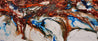 Blu Coast 240cm x 100cm Blue Cream Textured Abstract Painting (SOLD)-Abstract-[Franko ]-[Gallery]-[popular]-[Australia]-Franklin Art Studio
