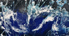 Blu Drift 190cm x 100cm White Blue Textured Abstract Painting (SOLD)-Abstract-Franko-[Franko]-[Australia_Art]-[Art_Lovers_Australia]-Franklin Art Studio