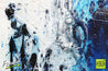 Blu Peaks 120cm x 150cm Blue White Abstract Painting (SOLD)-Abstract-[Franko]-[Artist]-[Australia]-[Painting]-Franklin Art Studio