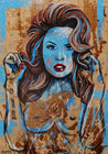 Blu Sass 140cm x 100cm Sexy Nude Urban Pop Book Club Painting-book club-Franko-[Franko]-[Australia_Art]-[Art_Lovers_Australia]-Franklin Art Studio