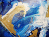 Blue And Gold Glitz 140cm x 100cm Blue And Gold Abstract Painting (SOLD)-abstract-[Franko]-[Artist]-[Australia]-[Painting]-Franklin Art Studio