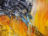 Blue And Sienna 120cm x 120cm Sienna Abstract Painting (SOLD)-abstract-[Franko]-[Artist]-[Australia]-[Painting]-Franklin Art Studio